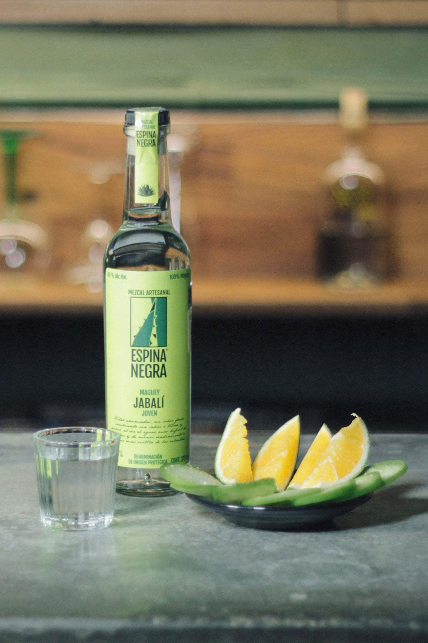 Mezcal Artesanal Espina Negra Jabali 375 ml 45°