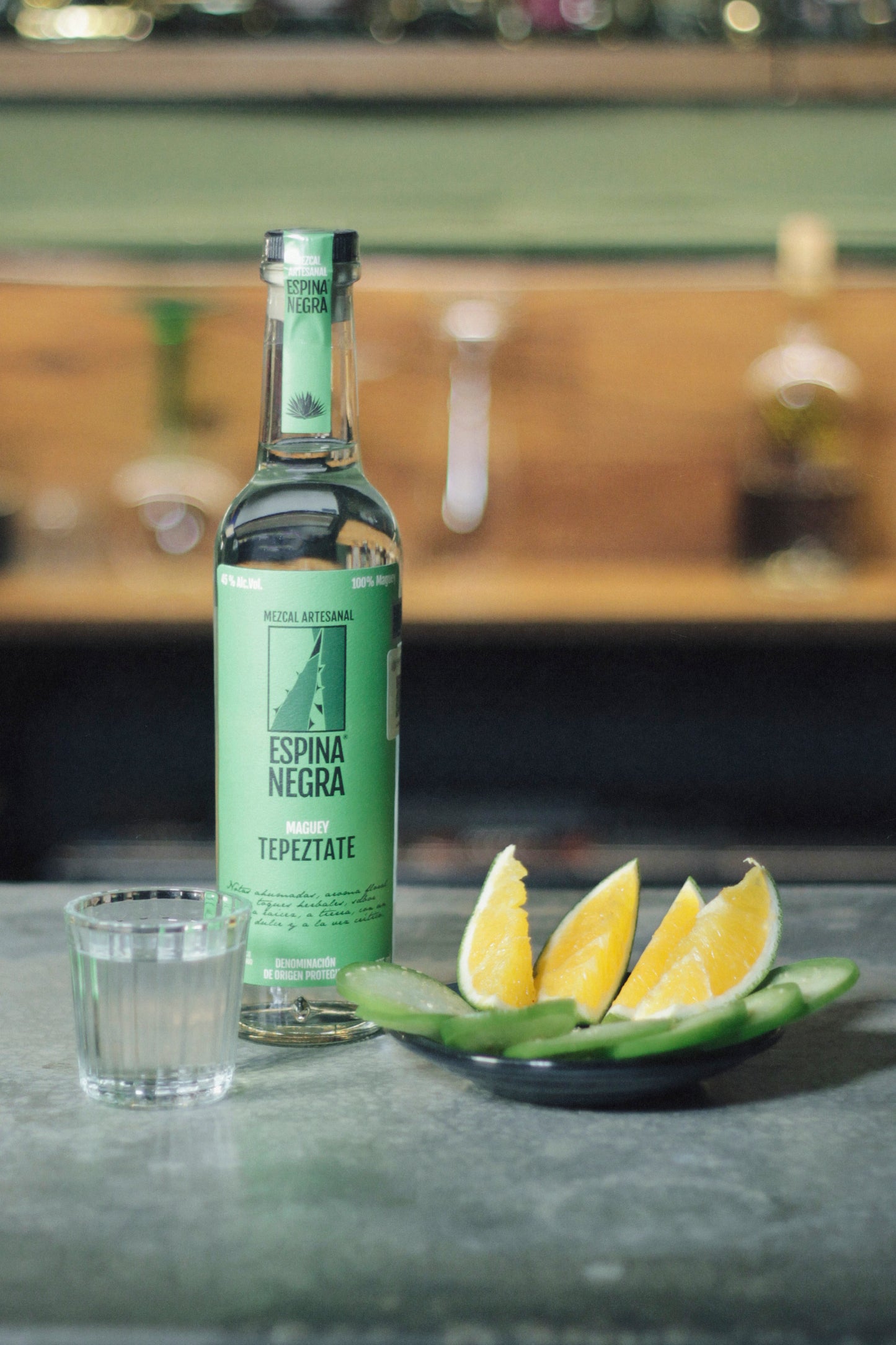 Mezcal Artesanal Espina Negra Tepeztate 375 ml 45°