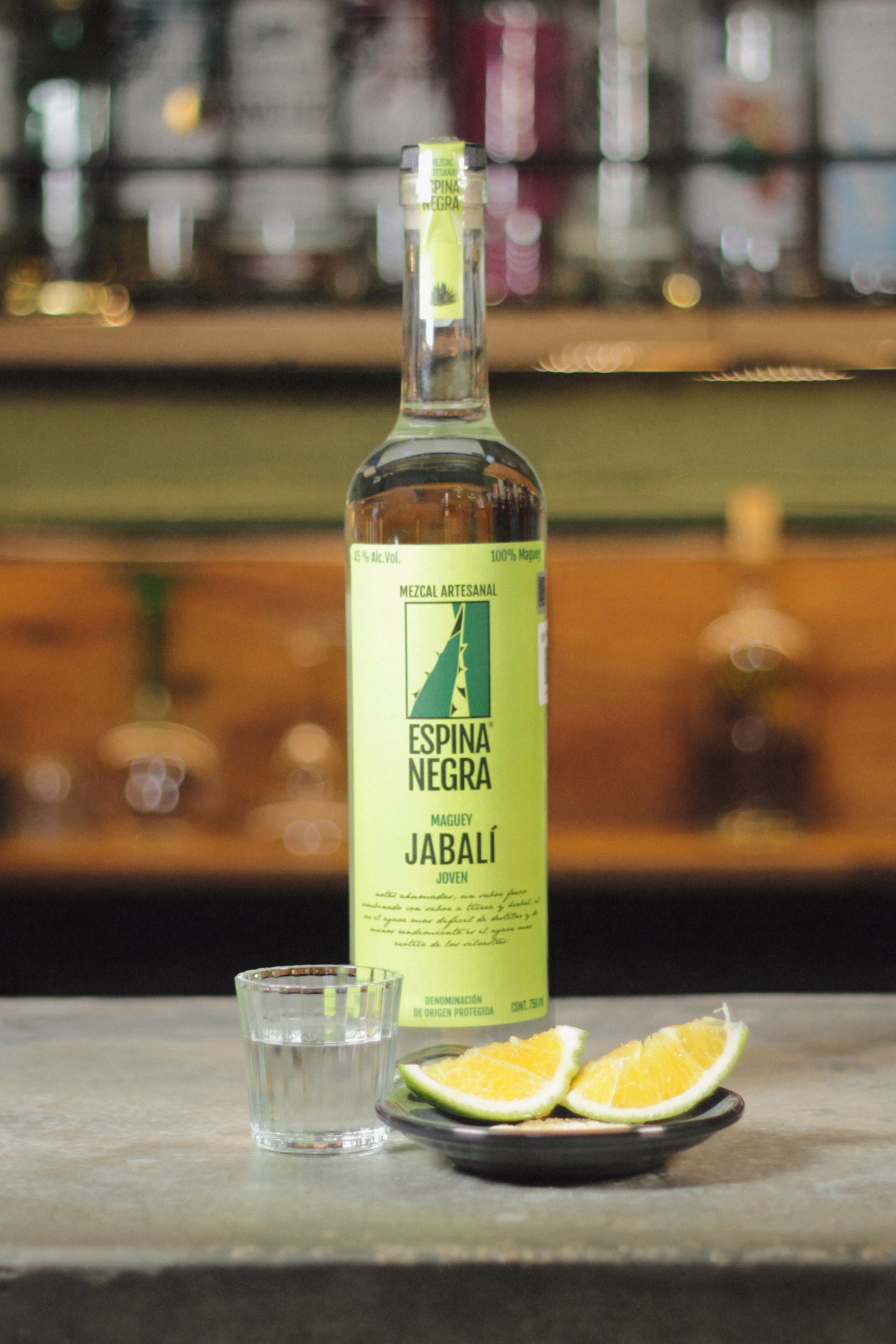 Mezcal Artesanal Espina Negra Jabali 750 ml 45°