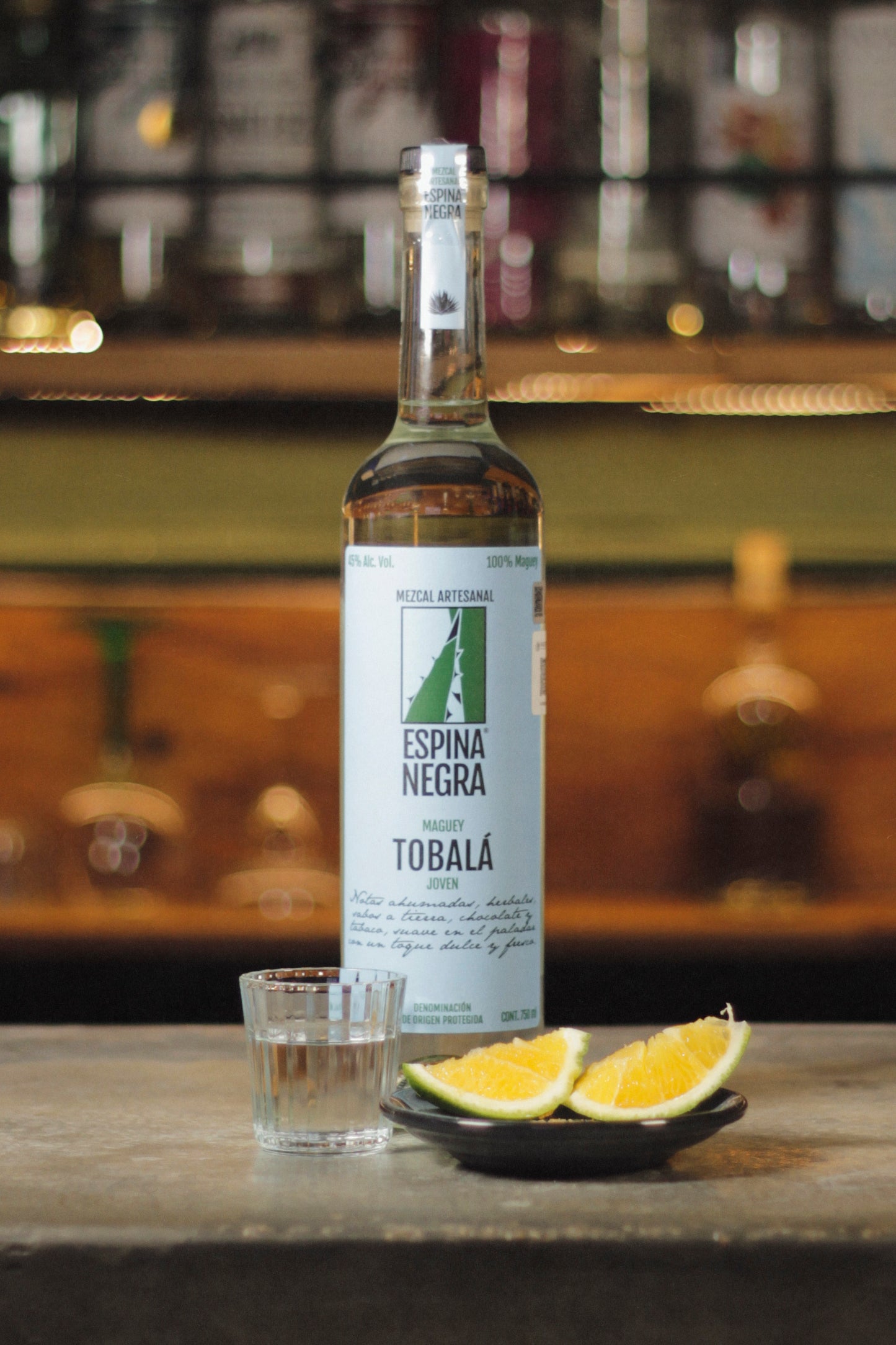 Mezcal Artesanal Espina Negra Tobala 750 ml 45°